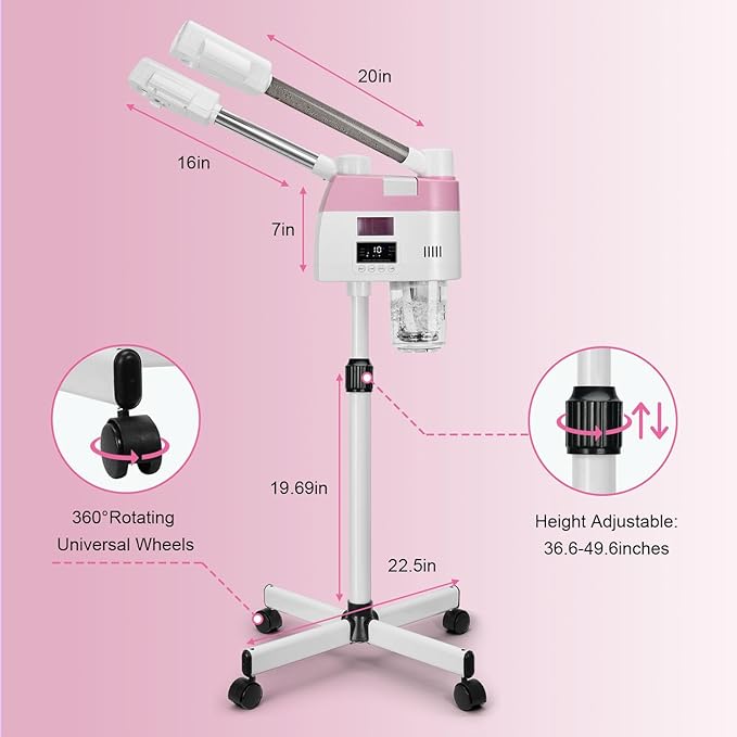 Professional Facial Steamer, 2 in 1 Facial Steamers - Image 8