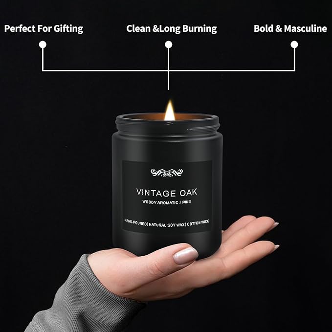 6 Pack Candles for Home Scented Aromatherapy Candles Gifts Set for Mens - Image 5