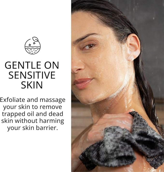 Sima Brand Exfoliating Washcloth Face & Body Scrub Towel - Image 4