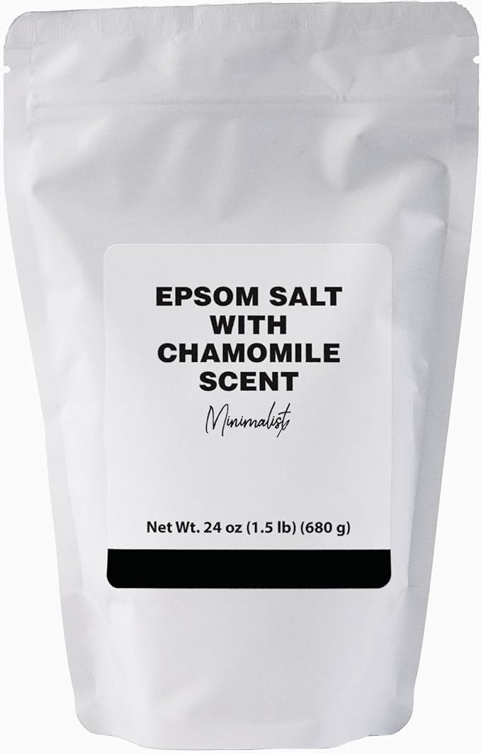 Minimalist Epsom Salt with Chamomile Oil, Packaged by Minimalist