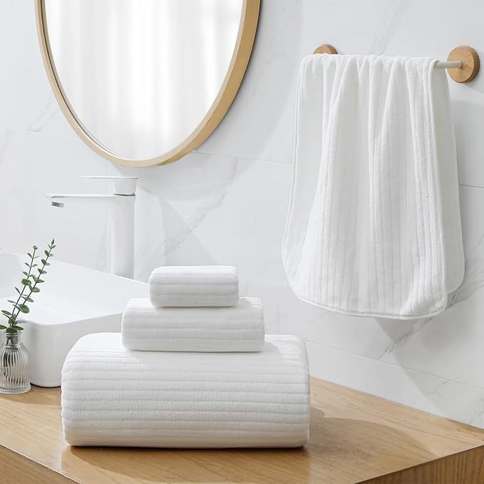 YTYC 39x78 Bath Sheets Extra Large Bath Towels Set - Image 4