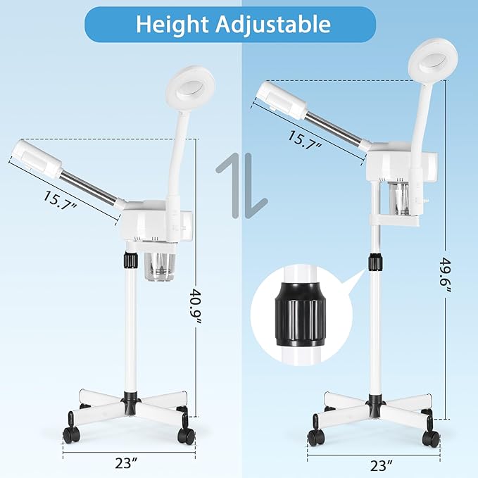 HomGarden Professional Facial Steamer 2 in 1 Steamer - Image 6
