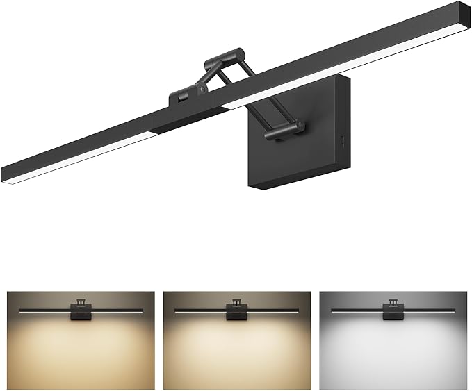 VONLUCE 30" LED Bathroom Vanity Light, 3CCT Modern LED Vanity Lights by Vonluce