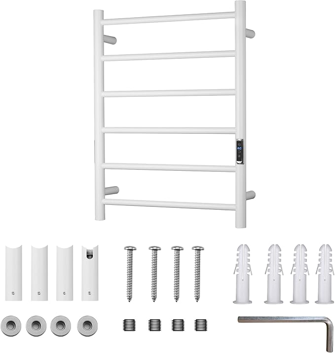 Heated Towel Racks for Bathroom, Wall Mounted Electric Towel Warmer Racks - Image 7