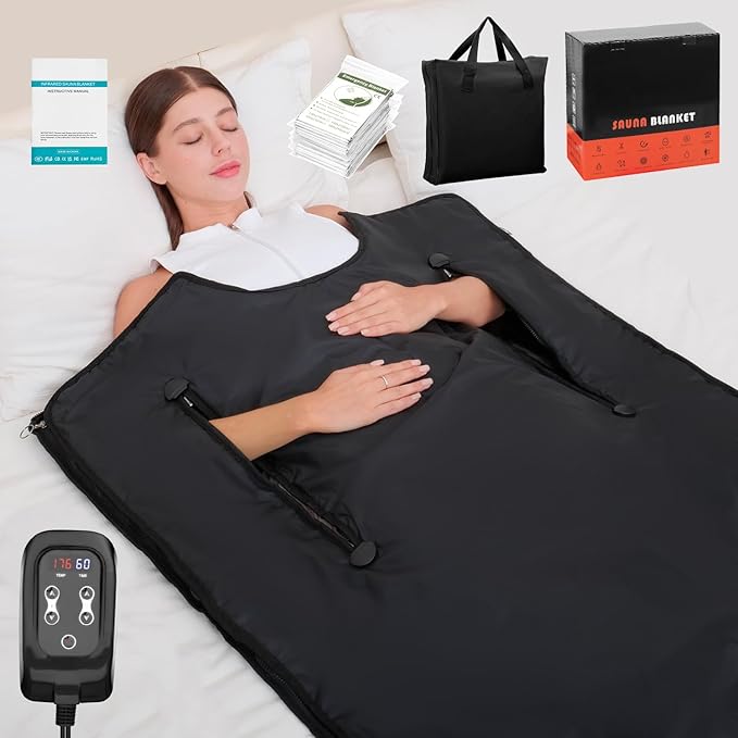 Infrared Sauna Blanket for Home: Portable Design Full Body Detox Therapy by Unknown