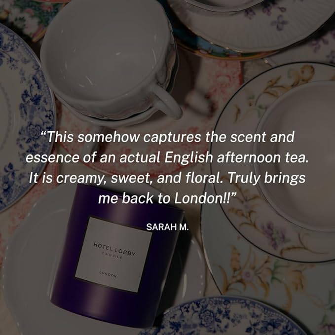 Hotel Lobby London Candle – Luxury Hand-Poured 9.75oz Soy Wax - Image 6
