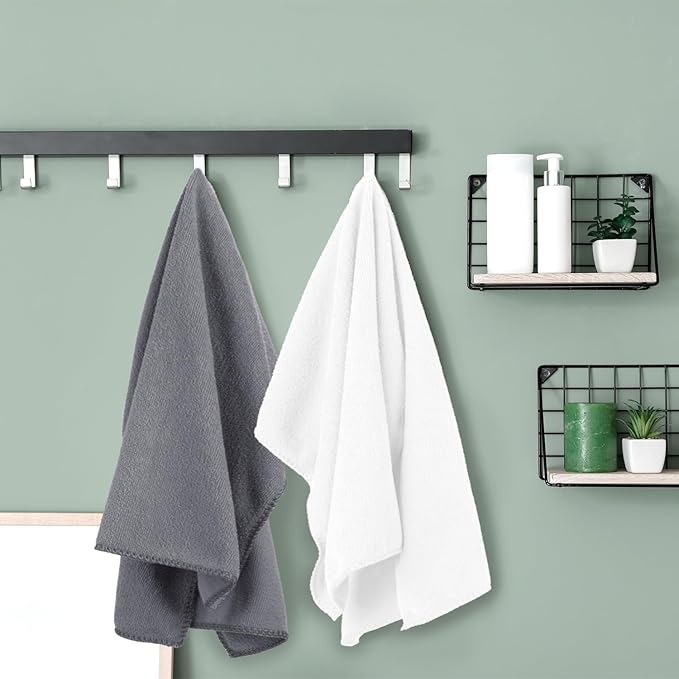 JML Large Bath Towels Set, 2 Pack, Microfiber Body Towels - Image 8