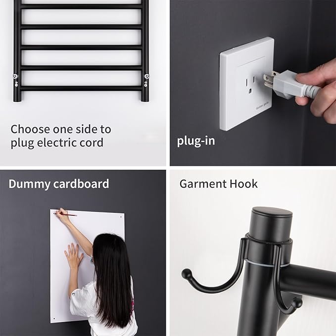 Wall Mounted Towel Warmer 12 Bars - Image 3