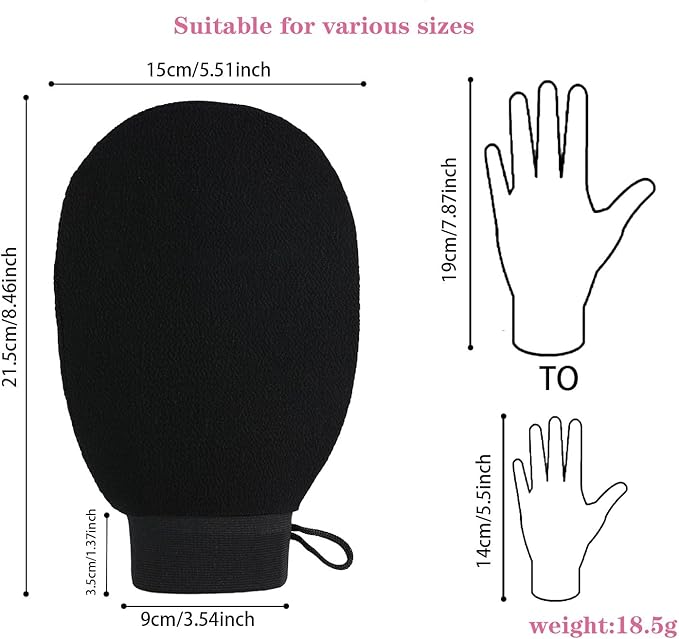 2-Pack Body Scrubber Glove - Image 4