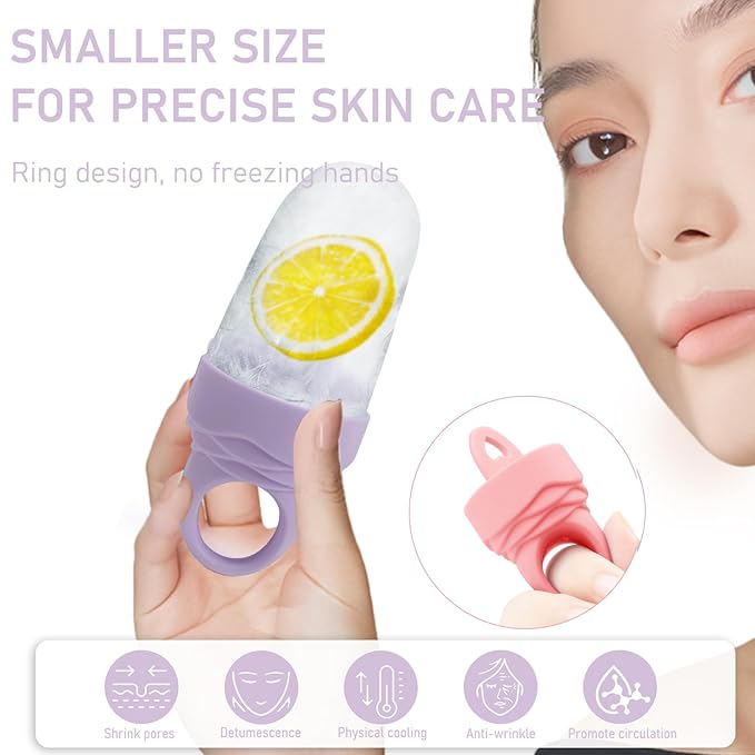 3 Pcs Facial Ice Roller Silicone Mold Reusable - Image 3