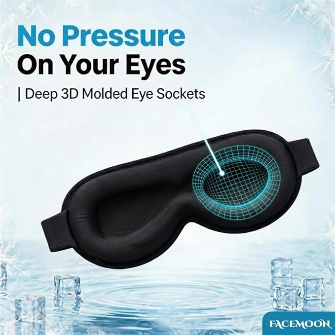 3D Cooling Gel 6oz Weighted Eye Mask - Image 5