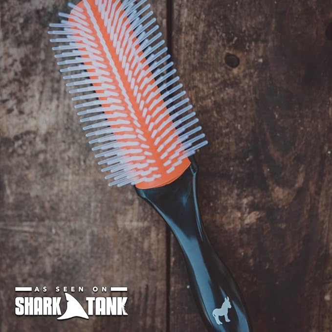 Pete & Pedro Classic Cushion 9 Row Nylon Bristle Men's & Women Hairbrush | Great - Image 6
