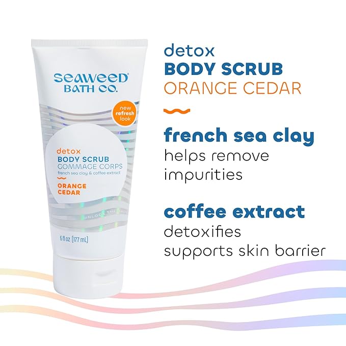 Seaweed Bath Co. Detox Body Scrub, 6 Ounce, Sustainably Harvested Seaweed - Image 5
