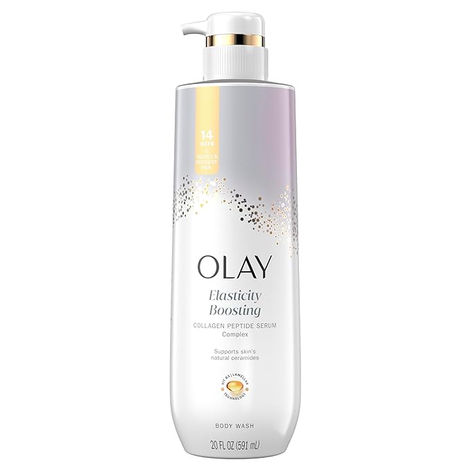 Olay Body Wash for Women, Elasticity Boosting, Collagen Peptide Serum Complex by Olay