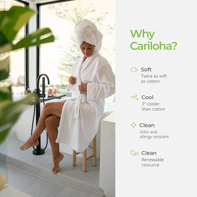 Cariloha Bath Towel | Onyx |28"x54" | Turkish Cotton & Viscose Material Blend | - Image 6