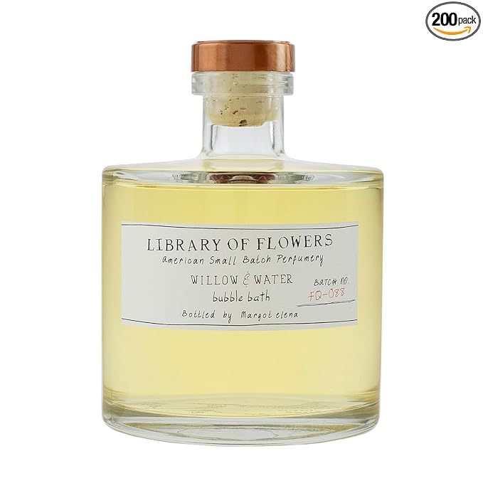 Library of Flowers Willow & Water Bubble Bath, Cut Greens, Flowering Lotus & by LibraryofFlowers
