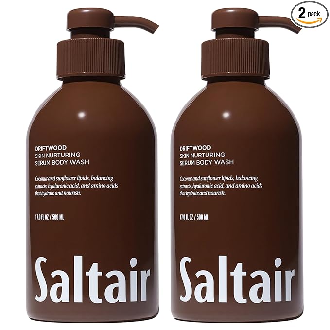Saltair Body Wash 2-Pack – Moisturizing Body Wash by Saltair