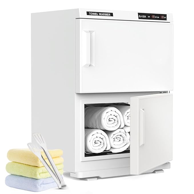 Kikihouse Hot Towel Warmer, 32L Large Capacity Hot Towel Cabinet, Facial Towel by Unknown