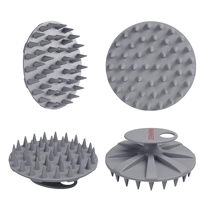 Scalp Massager Shampoo Brush, Wet & Dry Manual Scalp Care Head Scrubber Hair - Image 7