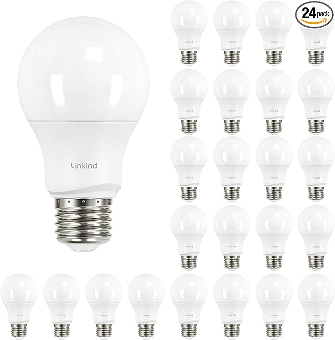 Linkind A19 LED Light Bulbs Dimmable, 60W Equivalent, Energy Efficient 9W by Linkind