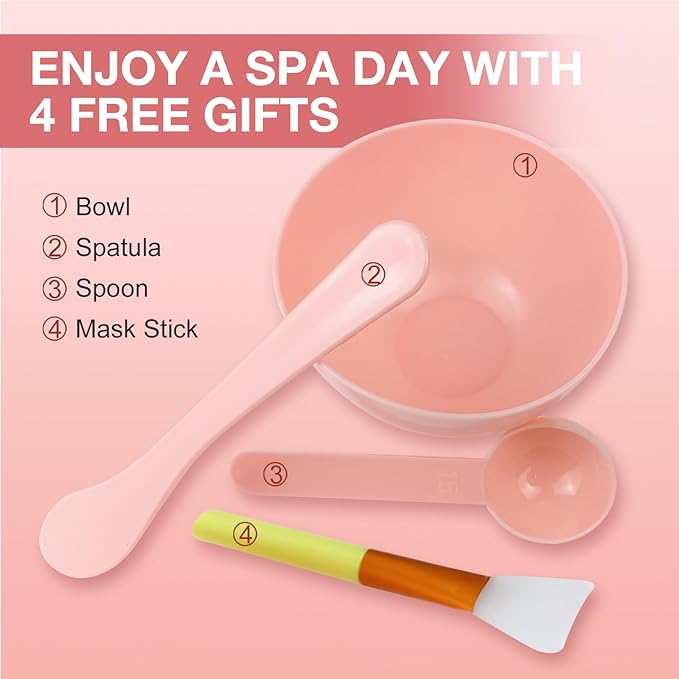 Jelly Mask for Facials Professional, Hydrating & Moisturizing Peel-Off Natural - Image 7