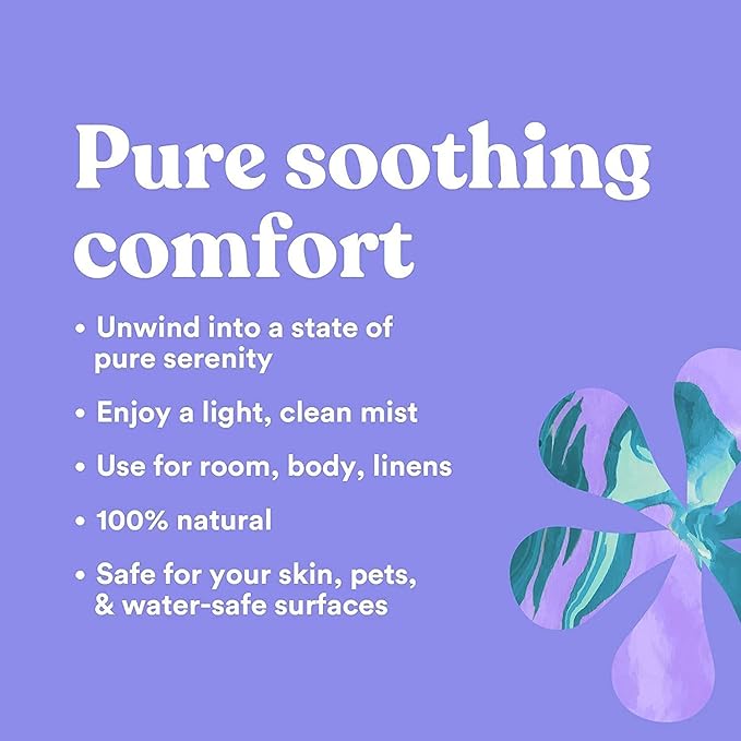 Asutra Multi-Use Natural Aromatherapy Essential Oil Room Spray, Calming Linen & - Image 3