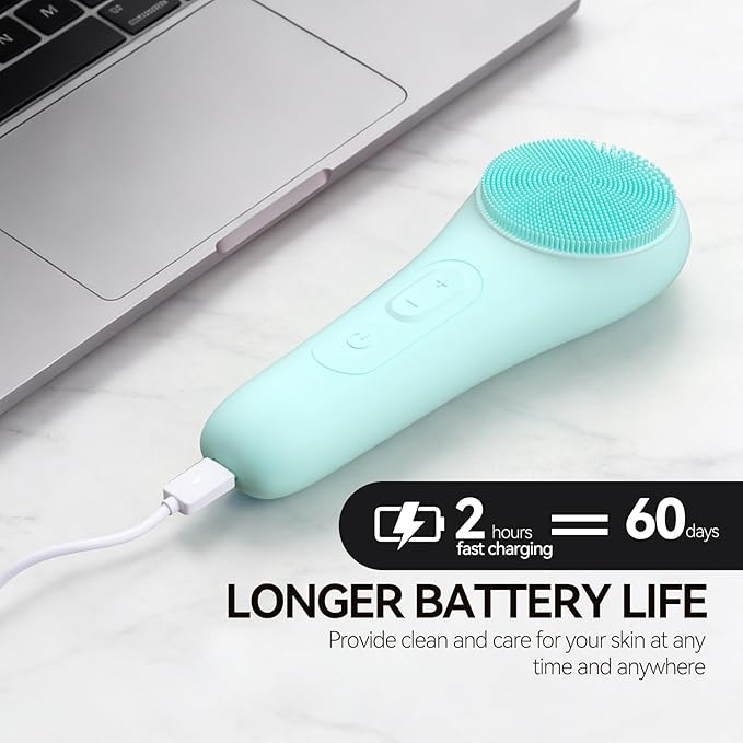 Rechargeable Silicone Facial Cleansing Brush - Image 8