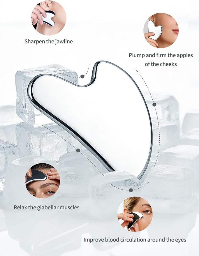 3-in-1 Stainless Steel Gua Sha Massage Tool Set, Muscle Scraper & IASTM Tools - Image 6