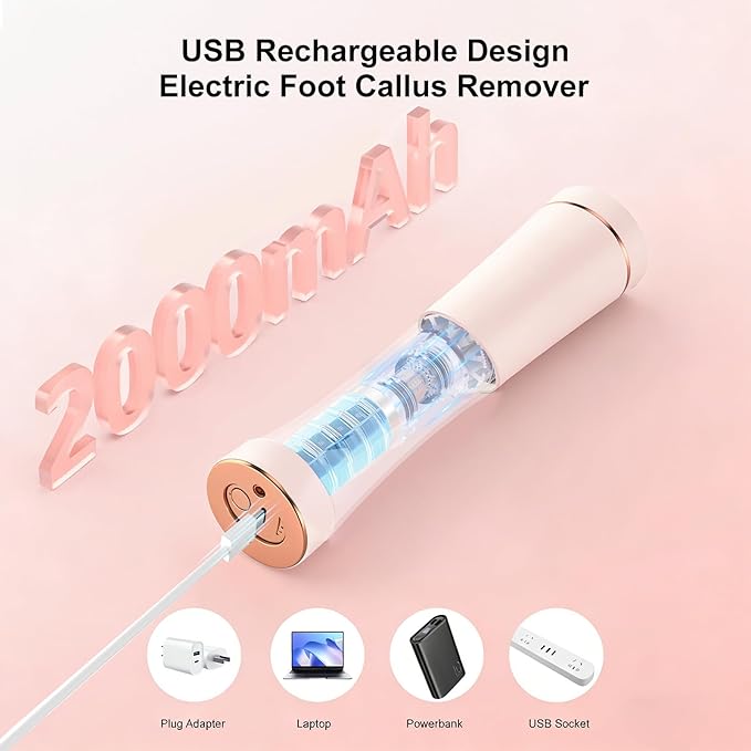 2026 Upgrade Electric Foot Callus Remover, Ergonomic Foot File - Image 3