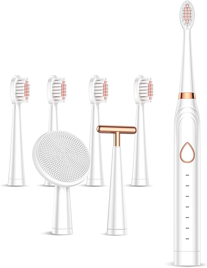 Sonic Electric Toothbrush, USB Rechargeable Powerful Sonic Cleaning Tooth Brush by BTRICL