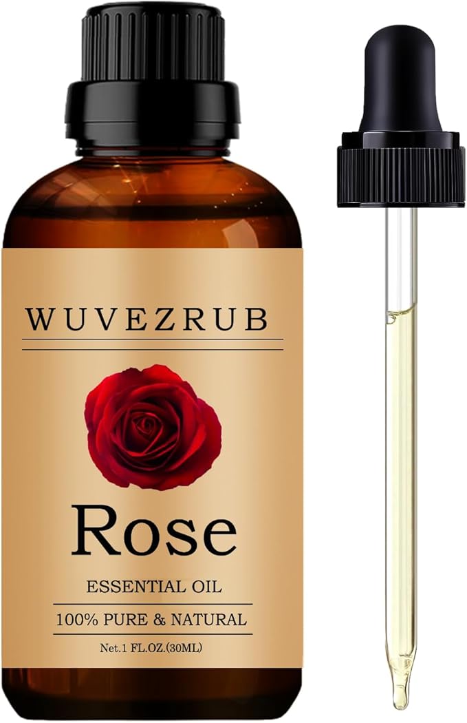 Rose Essential Oils, 30ML Pure and Natural Essential Oil by WUVEZRUB