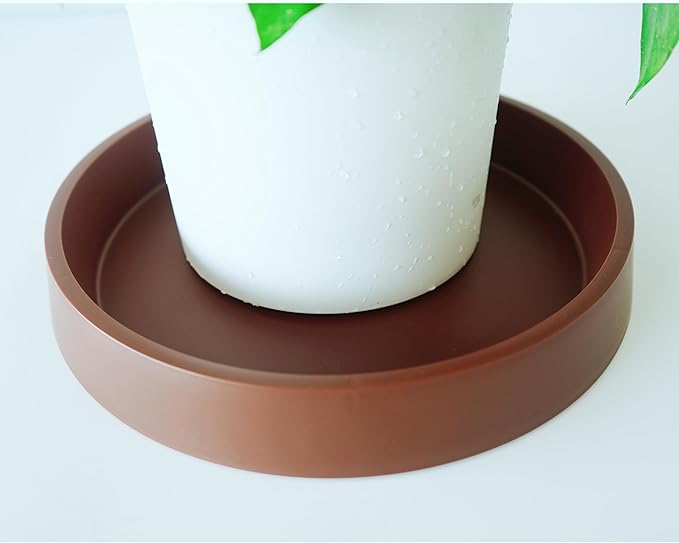 1 Pack Plant Saucer Tray for Ceramic Plastic Pots, 6 inch Plant Saucers for - Image 5