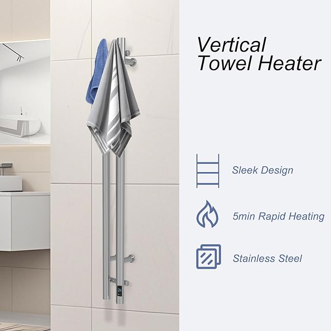 Heated Towel Rack, Towel Warmer - Image 2