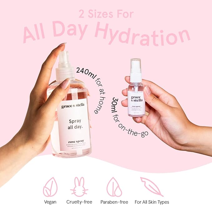 grace & stella Award Winning Rose Water Spray - Image 5