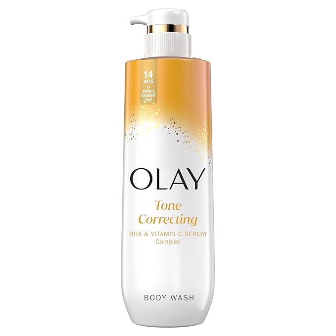 Olay Body Wash for Women, Tone Brightening Exfoliation, Vitamin C Serum Complex by Olay