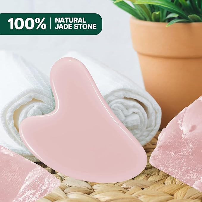 Gua Sha Facial Tools, Gua Sha Jade Stone Gua Sha Massage Tool, Guasha Tool - Image 5
