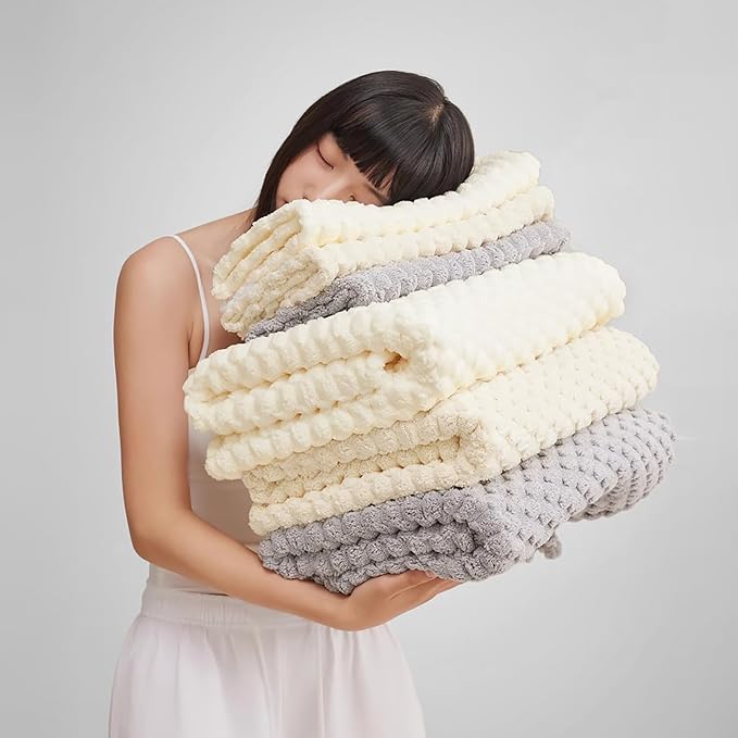 Extra Large Bath Towel Set of 6, Oversized Bath Sheet Super Soft Highly - Image 5