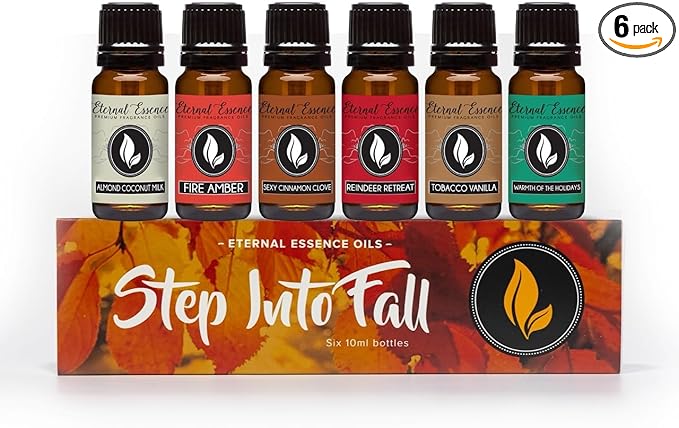 Eternal Essence Oils Step Into Fall Set of 6 Premium Fragrance Oils by EternalEssenceOils