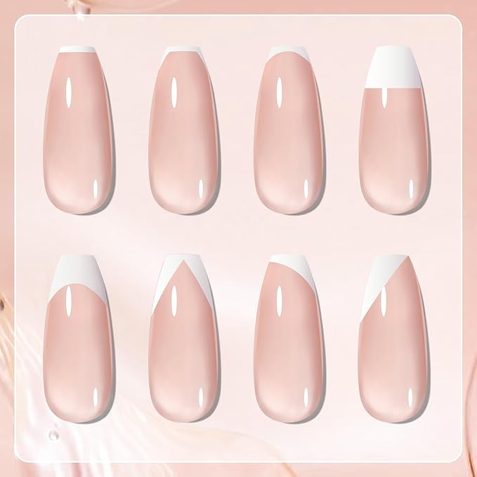BORN PRETTY French Manicure Kit, Nail Stamper and 2Pcs Gel Nail Polish - Image 3