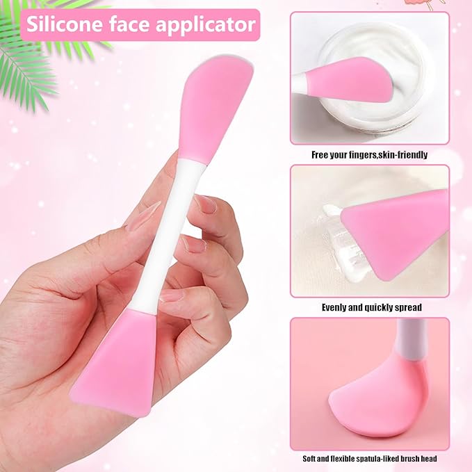 6PCS Silicone Face Mask Brush, Flexible Silicone Brush Applicator - Image 2