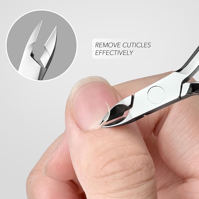 GAOY Cuticle Remover Kit, All-in-One Cuticle Trimmer and Nipper, Nail Oil and - Image 2