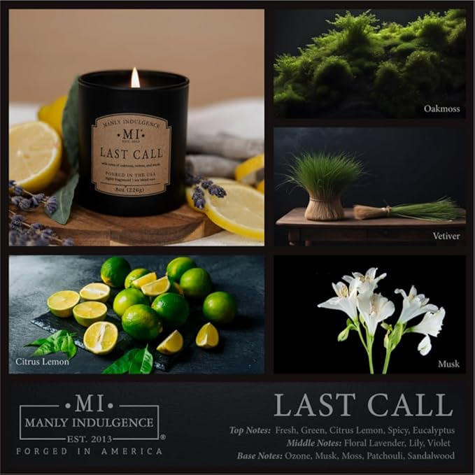 Manly Indulgence Last Call Scented Candles - Image 2
