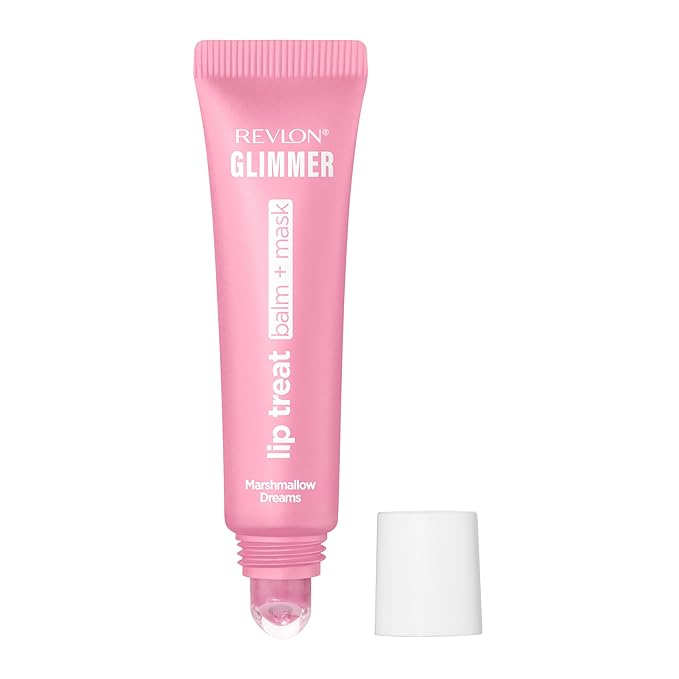 Revlon Glimmer Lip Treat Balm + Mask, Overnight Peptide Lip Treatment, 002 by RevlonConsumerProductsCorp