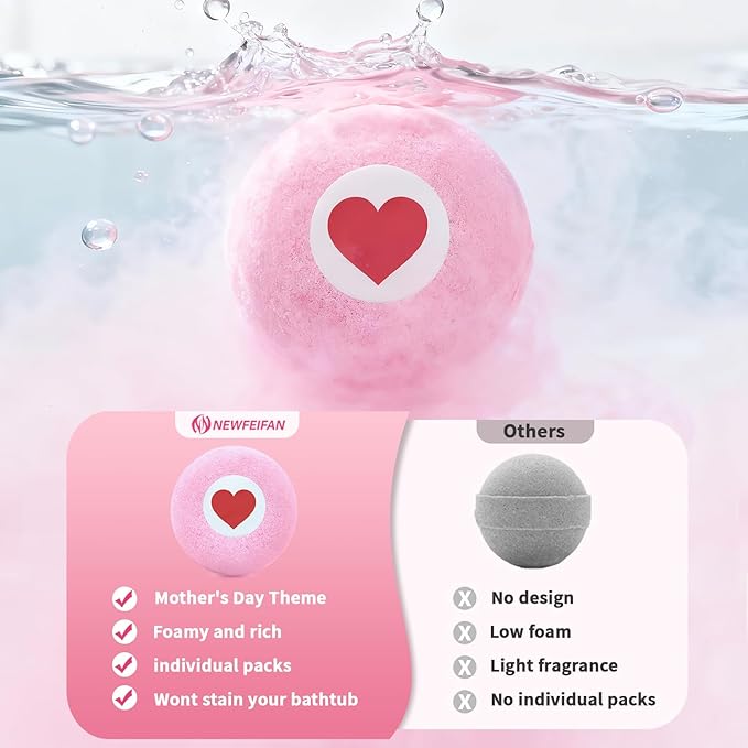 Bath Bombs for Women XXL, Basket Set for Mothers Day Gifts for Mom - Image 4