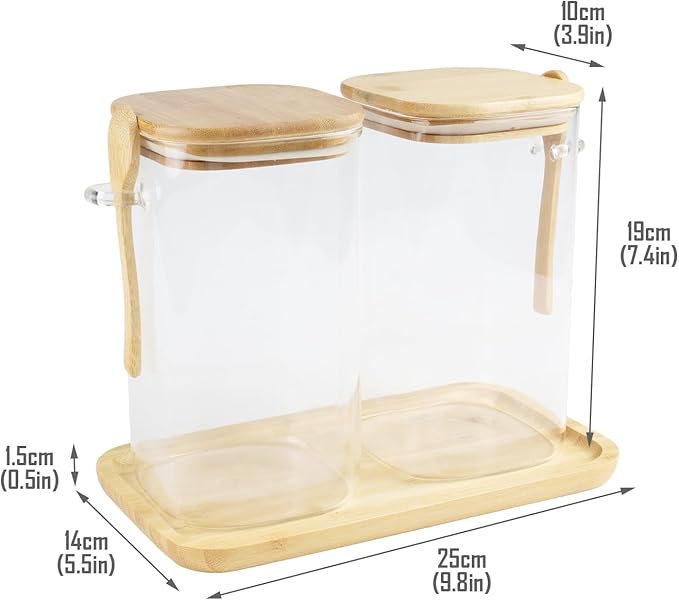 Glass Bath Salt Jars, 40oz Bath Salt Container - Image 7