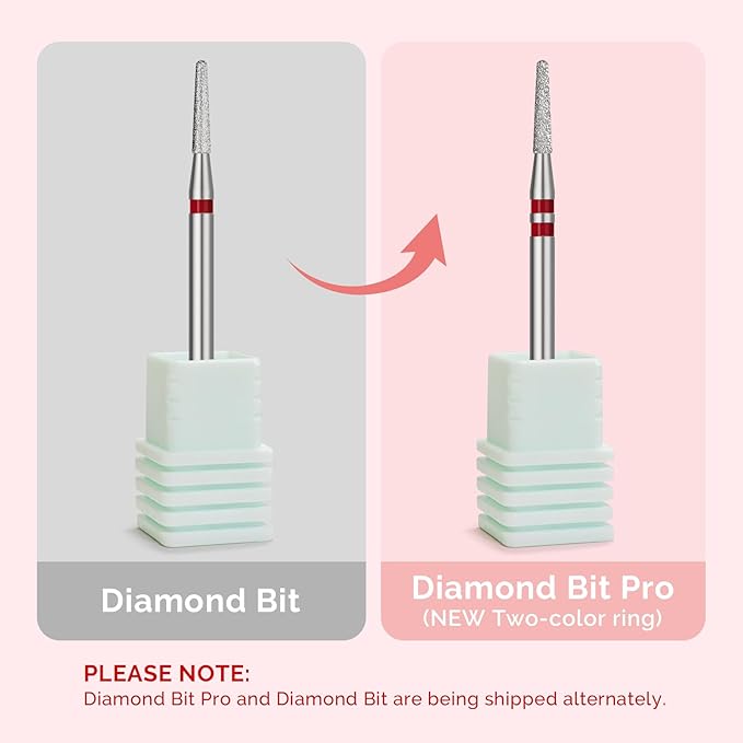 MelodySusie 1.8mm Round Tapered Cuticle Clean Nail Drill Bit 3/32'', - Image 3