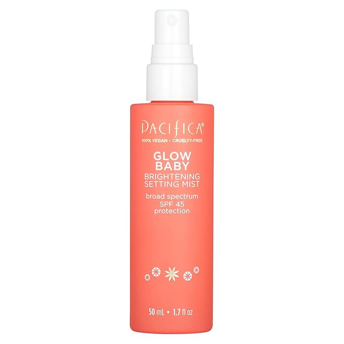 Pacifica Setting Spray Glow Baby Brightening Mist, Broad Spectrum SPF 45 - Image 9