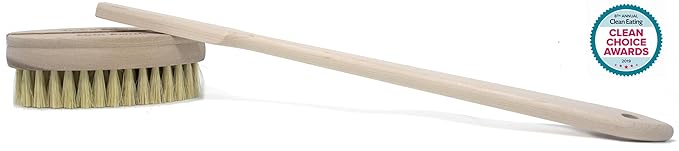 Yerba Prima Tampico Skin Brush for Exfoliation, Dry Brushing, and Blood - Image 8