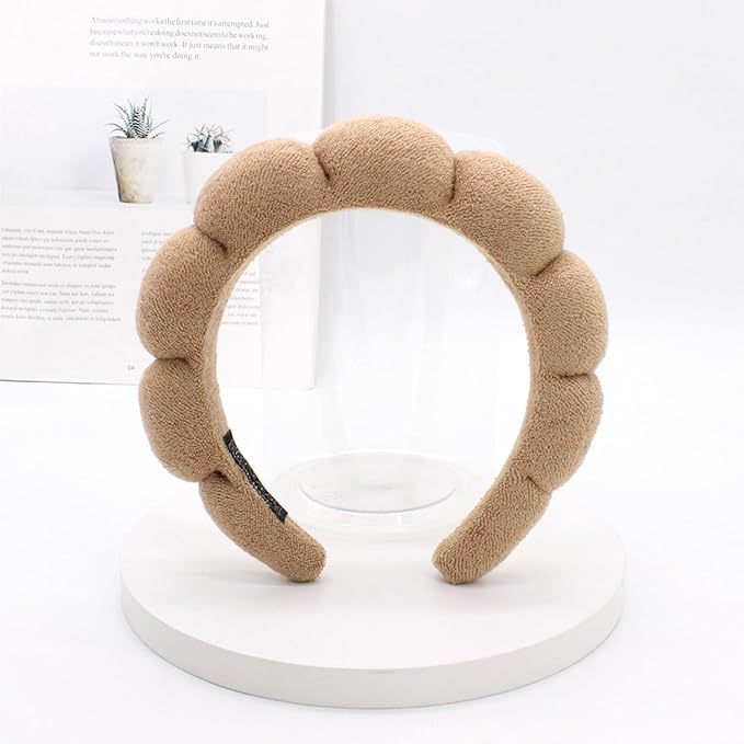 Spa Headbands for Washing Face Makeup Skin Care Headband Women Bubble Facial - Image 2