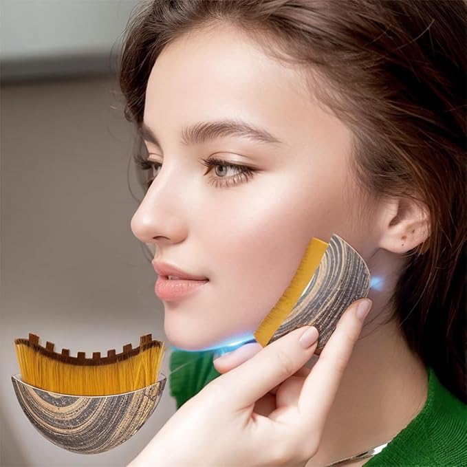 ANGEO Lymphatic Contour Face Brush – Soft Bristle Lymphatic Drainage Massager - Image 3